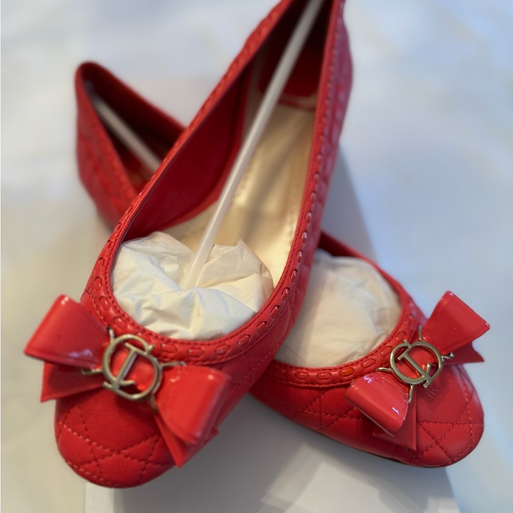 Dior Lovely Cannage Ballerina Made in Italy